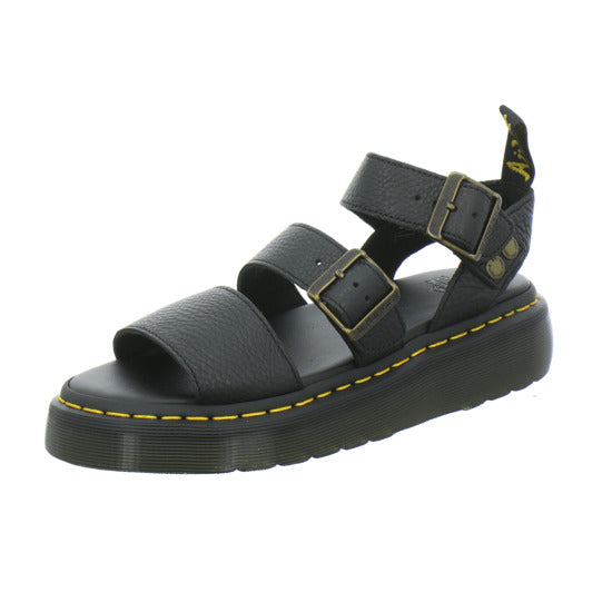 Dr. Martens Gryphon Quad Sandaletten Schwarz - 360° Ansicht