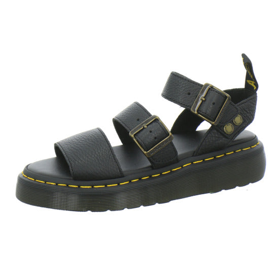 Dr. Martens Gryphon Quad Sandaletten Schwarz - 360° Ansicht