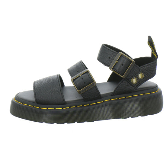 Dr. Martens Gryphon Quad Sandaletten Schwarz - 360° Ansicht
