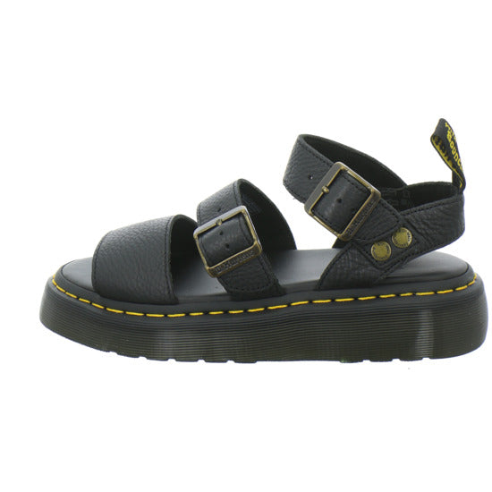 Dr. Martens Gryphon Quad Sandaletten Schwarz - 360° Ansicht