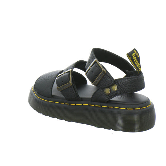 Dr. Martens Gryphon Quad Sandaletten Schwarz - 360° Ansicht