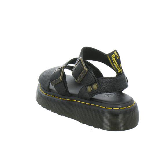 Dr. Martens Gryphon Quad Sandaletten Schwarz - 360° Ansicht