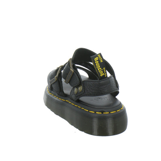 Dr. Martens Gryphon Quad Sandaletten Schwarz - 360° Ansicht