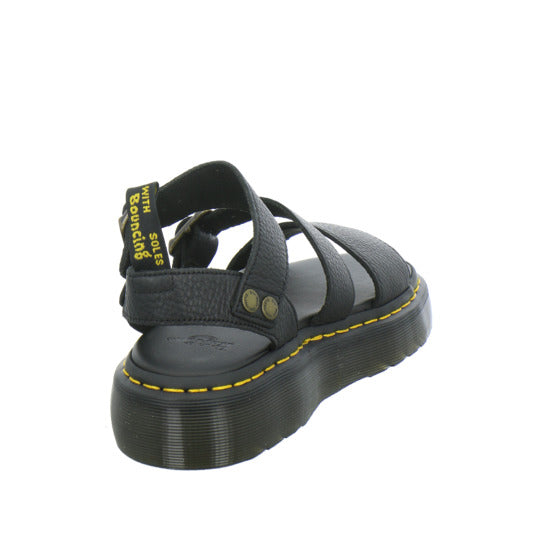 Dr. Martens Gryphon Quad Sandaletten Schwarz - 360° Ansicht