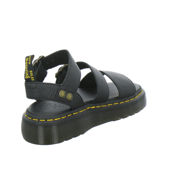 Dr. Martens Gryphon Quad Sandaletten Schwarz - 360° Ansicht