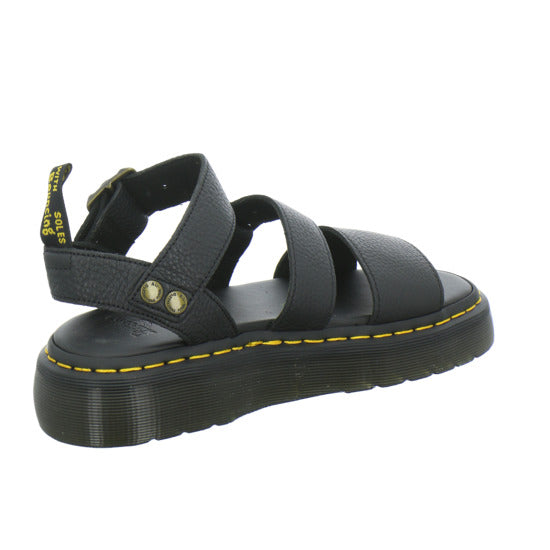 Dr. Martens Gryphon Quad Sandaletten Schwarz - 360° Ansicht