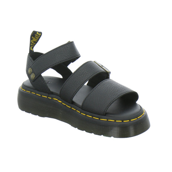 Dr. Martens Gryphon Quad Sandaletten Schwarz - 360° Ansicht