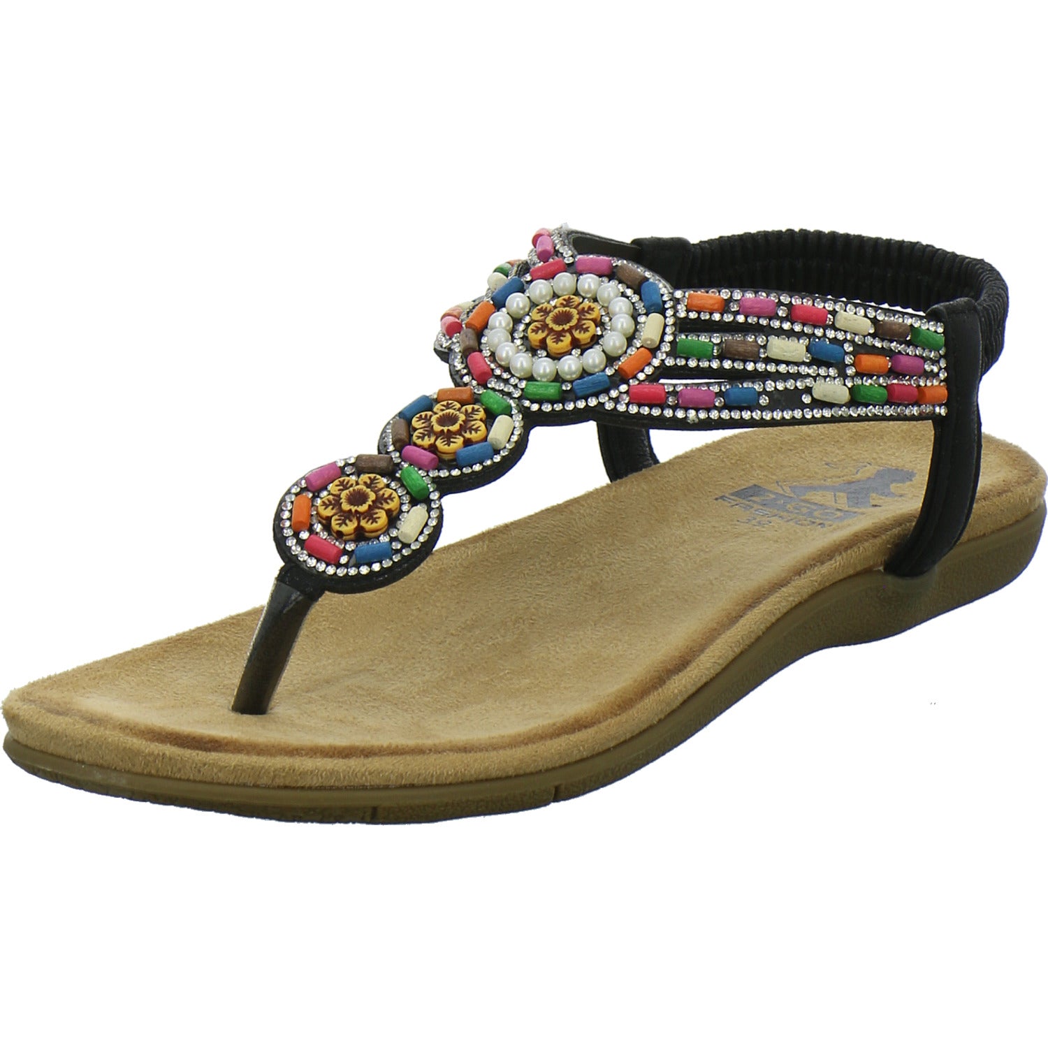 Cosmos Sandaletten Schwarz-kombi