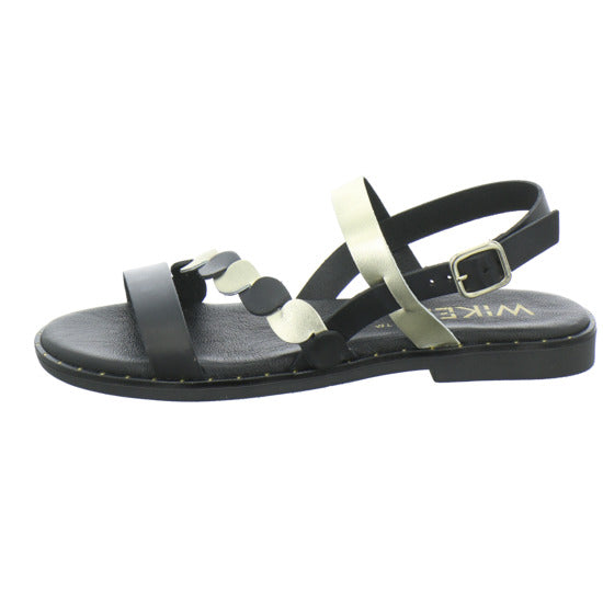 Wikers Sandaletten Schwarz-kombi