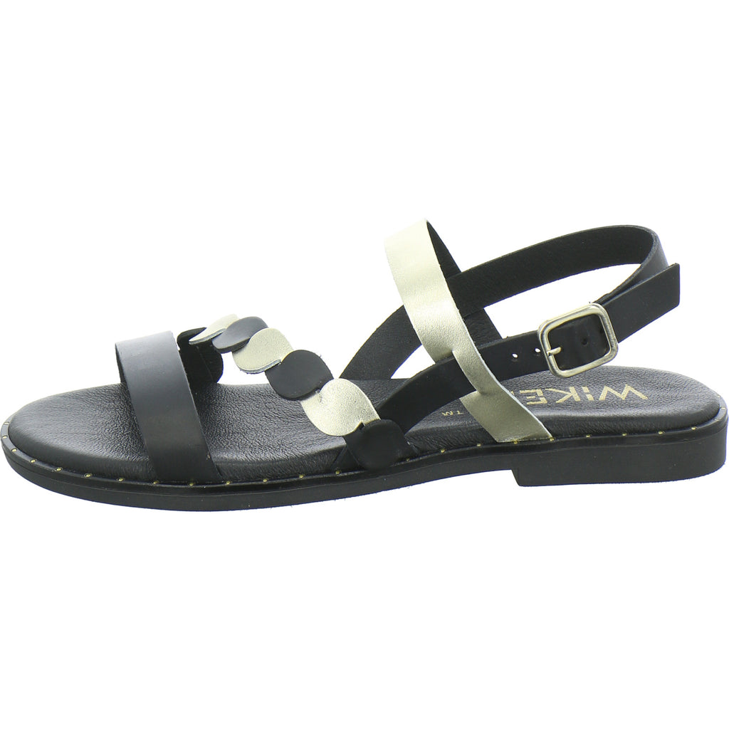 Wikers Sandaletten Schwarz-kombi