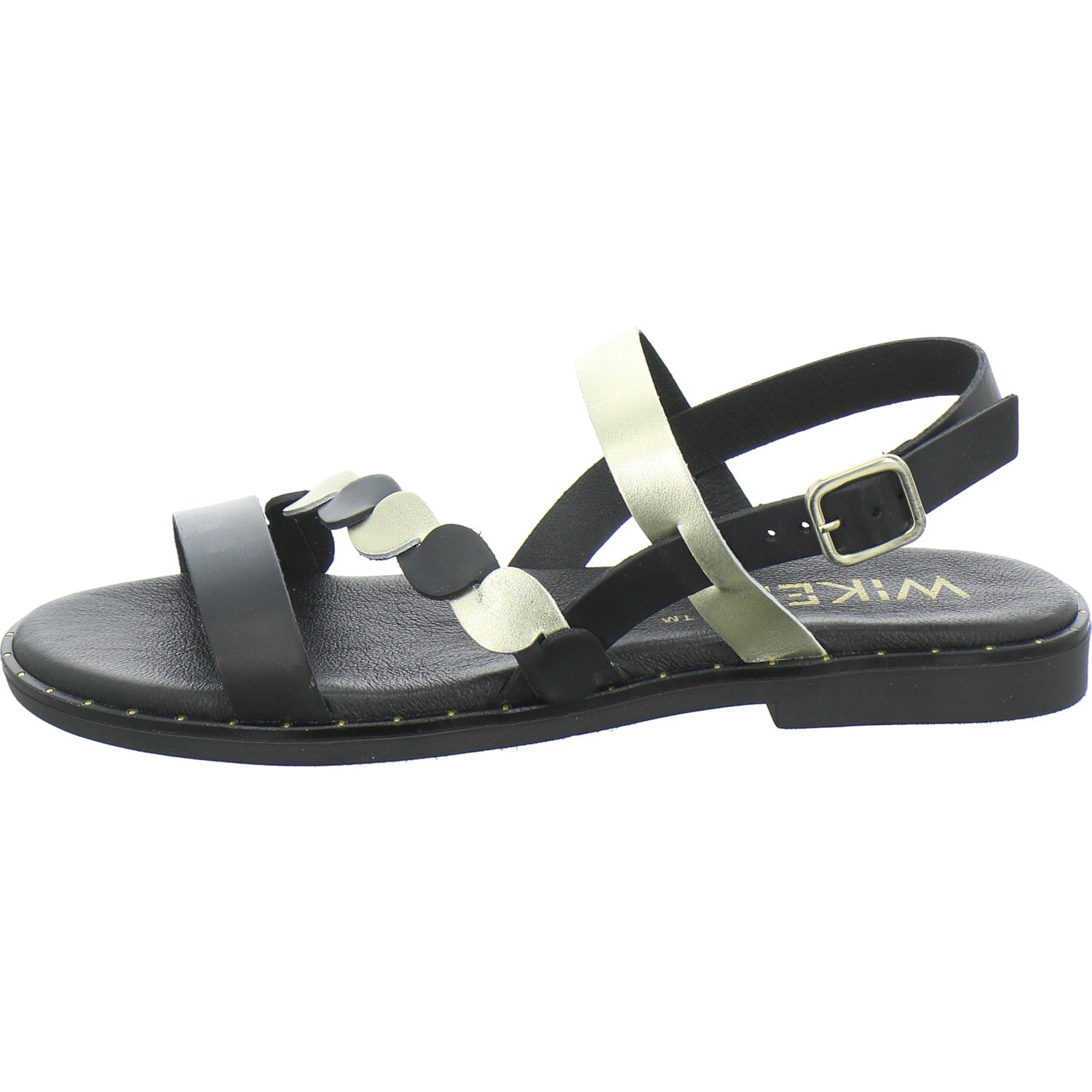 Wikers Sandaletten Schwarz-kombi