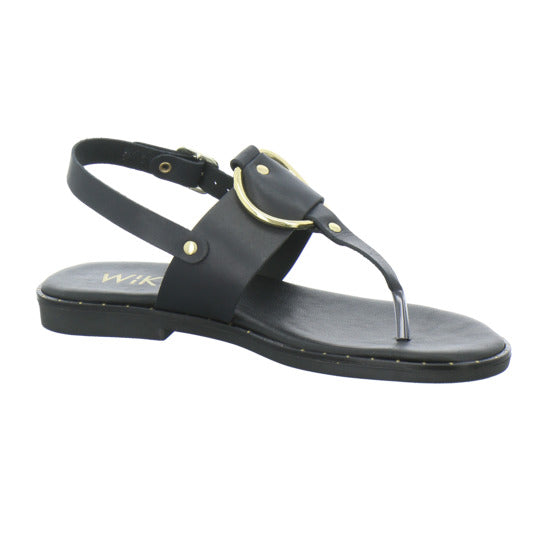 Wikers Sandaletten Schwarz-kombi