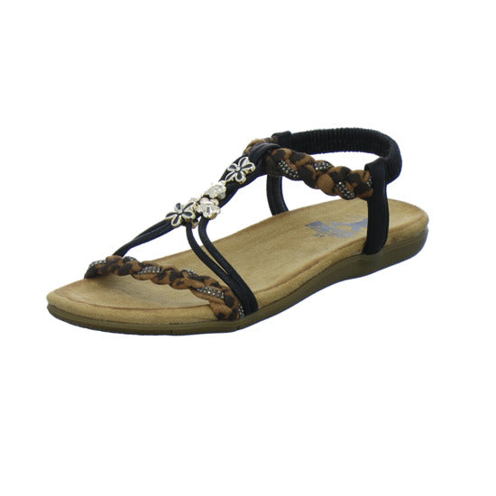 Cosmos Sandaletten Damen Schwarz-kombi