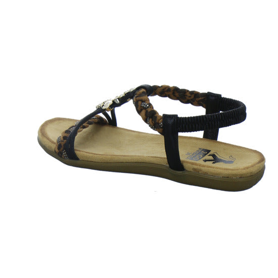 Cosmos Sandaletten Damen Schwarz-kombi