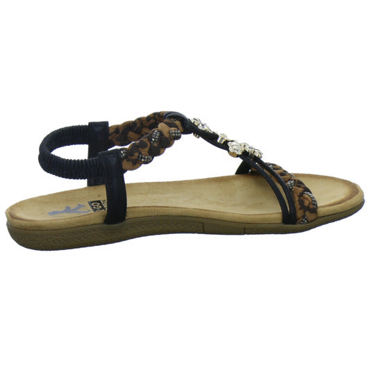 Cosmos Sandaletten Damen Schwarz-kombi