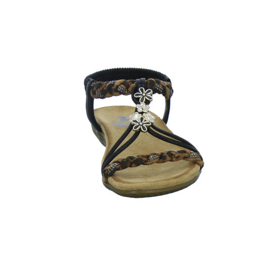 Cosmos Sandaletten Damen Schwarz-kombi