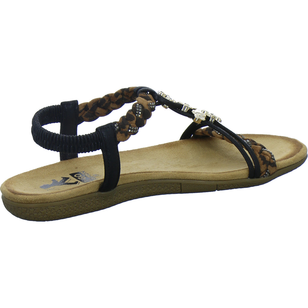 Cosmos Sandaletten Damen Schwarz-kombi