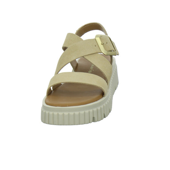 Tamaris Sandaletten Beige - 360° Ansicht