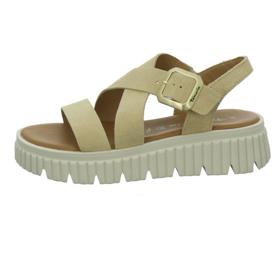 Tamaris Sandaletten Beige - 360° Ansicht