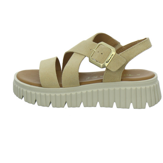 Tamaris Sandaletten Beige - 360° Ansicht
