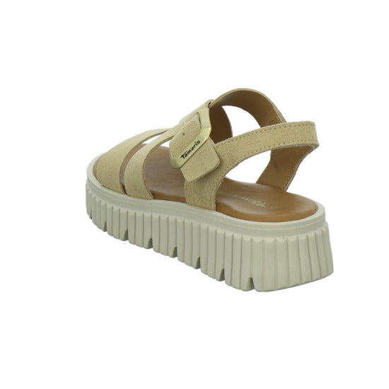Tamaris Sandaletten Beige - 360° Ansicht