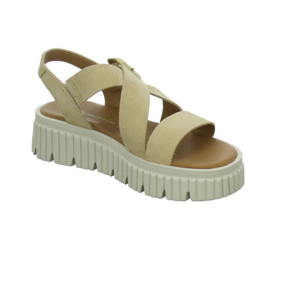 Tamaris Sandaletten Beige - 360° Ansicht
