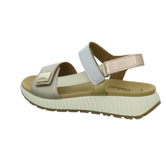 Gabor Sandaletten Beige-kombi - 360° Ansicht