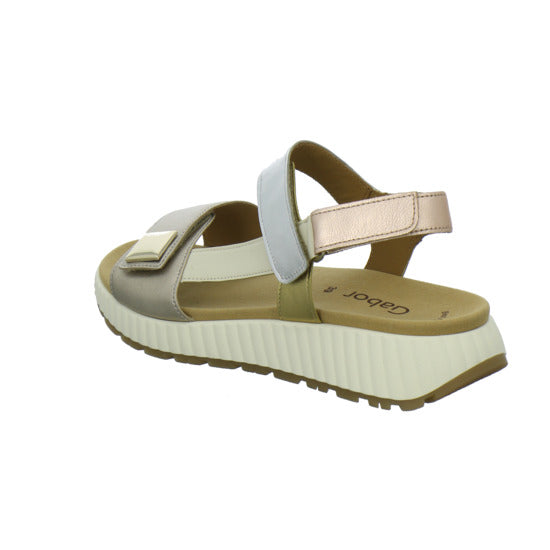 Gabor Sandaletten Beige-kombi - 360° Ansicht