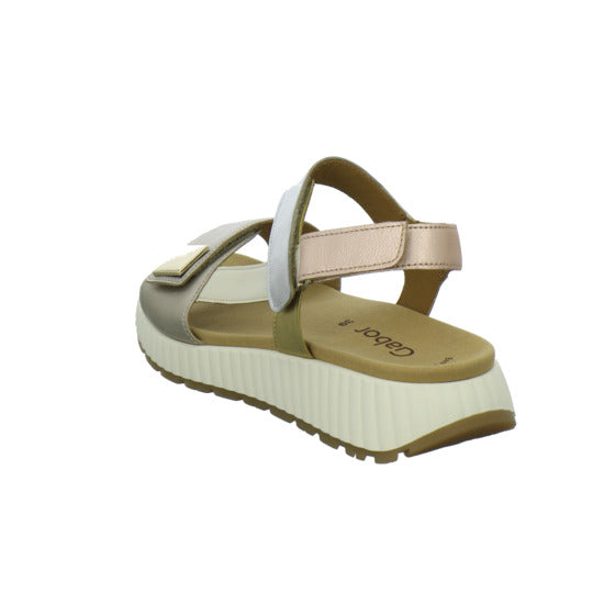 Gabor Sandaletten Beige-kombi - 360° Ansicht