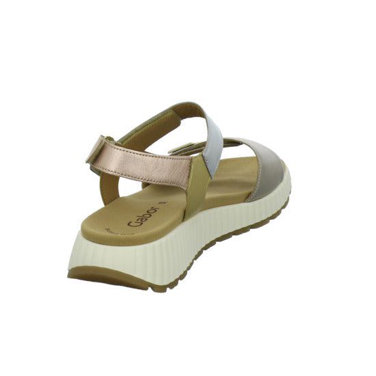 Gabor Sandaletten Beige-kombi - 360° Ansicht