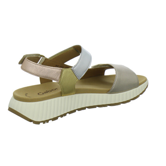Gabor Sandaletten Beige-kombi - 360° Ansicht