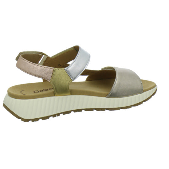Gabor Sandaletten Beige-kombi - 360° Ansicht