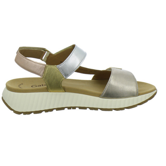 Gabor Sandaletten Beige-kombi - 360° Ansicht
