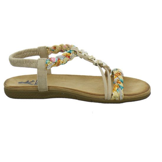 Cosmos Sandaletten Beige-kombi