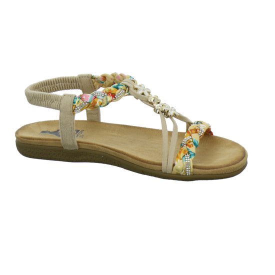 Cosmos Sandaletten Beige-kombi