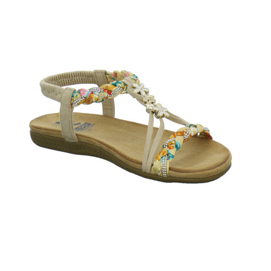 Cosmos Sandaletten Beige-kombi