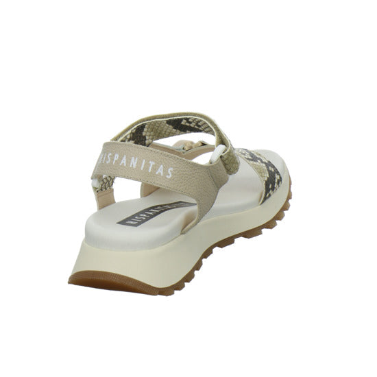 Hispanitas Sandaletten Beige-kombi - 360° Ansicht