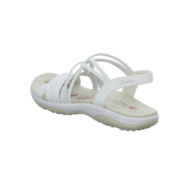 Skechers Reggae Slim Sandaletten Weiß - 360° Ansicht