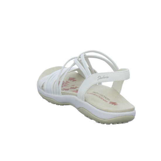 Skechers Reggae Slim Sandaletten Weiß - 360° Ansicht