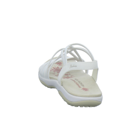 Skechers Reggae Slim Sandaletten Weiß - 360° Ansicht