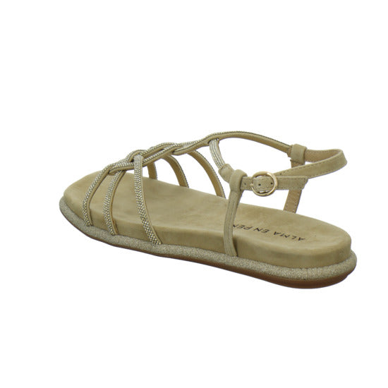 Alma en Pena S.L. Sandaletten Gold - 360° Ansicht