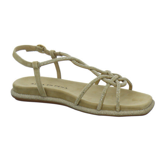 Alma en Pena S.L. Sandaletten Gold - 360° Ansicht
