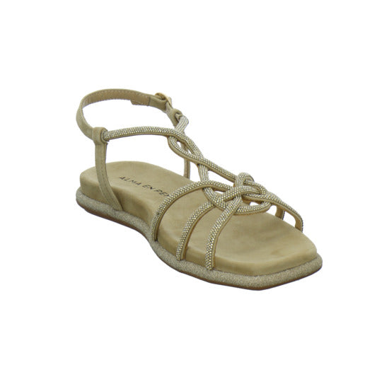 Alma en Pena S.L. Sandaletten Gold - 360° Ansicht