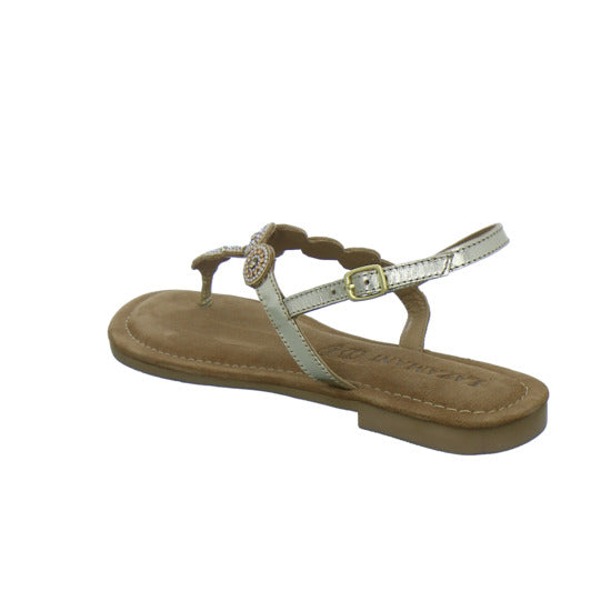 Lazamani Sandaletten Damen Gold