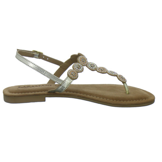 Lazamani Sandaletten Damen Gold