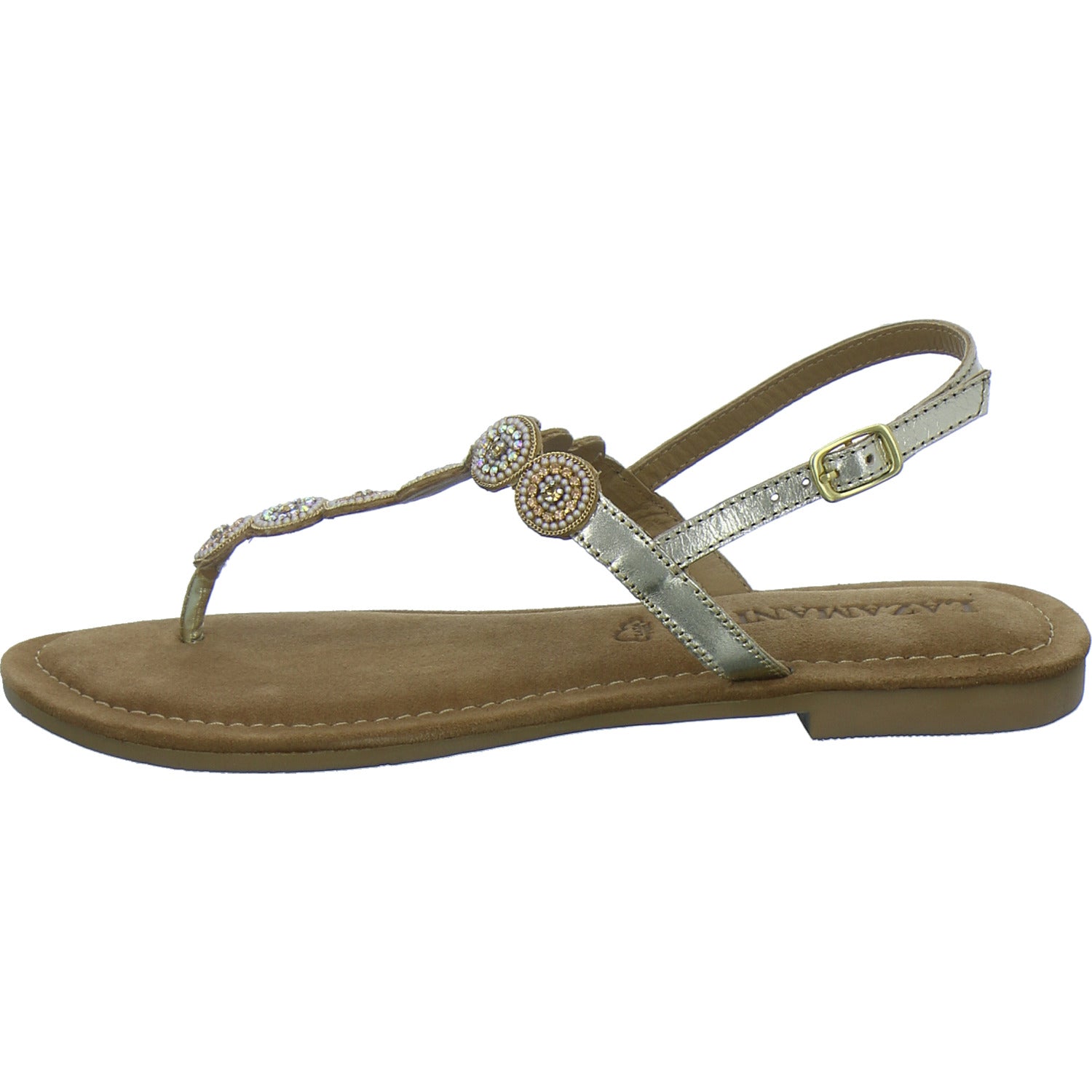 Lazamani Sandaletten Damen Gold