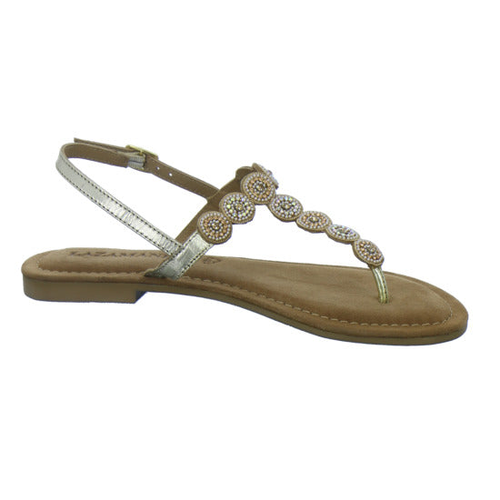 Lazamani Sandaletten Damen Gold