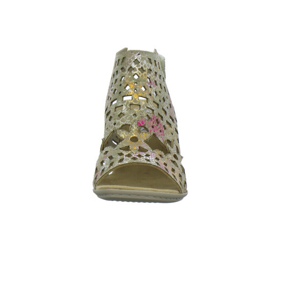 Rieker Sandaletten Gold - 360° Ansicht