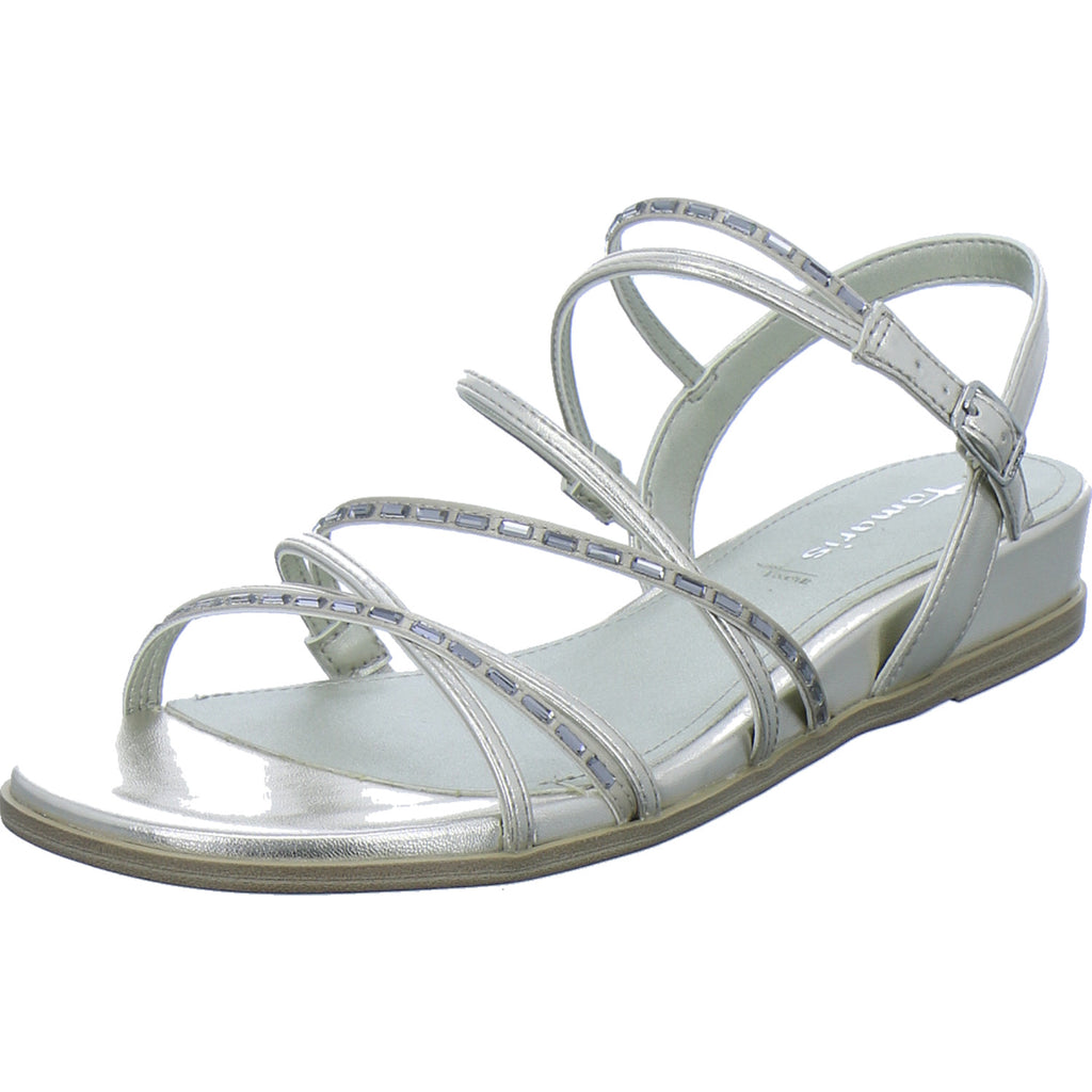 Tamaris Sandaletten Damen Silber