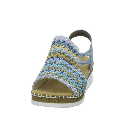 Rieker Sandaletten Damen Blau-kombi
